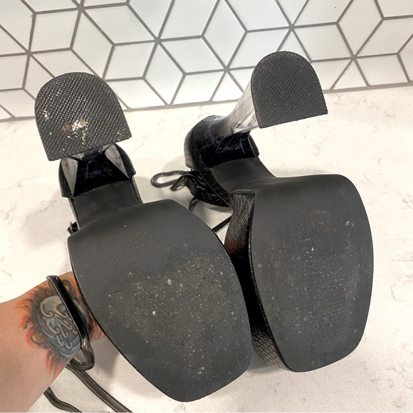 NWB Dolls Kill Poster Girl Afterparty Platform Heels - Picture 11 of 17